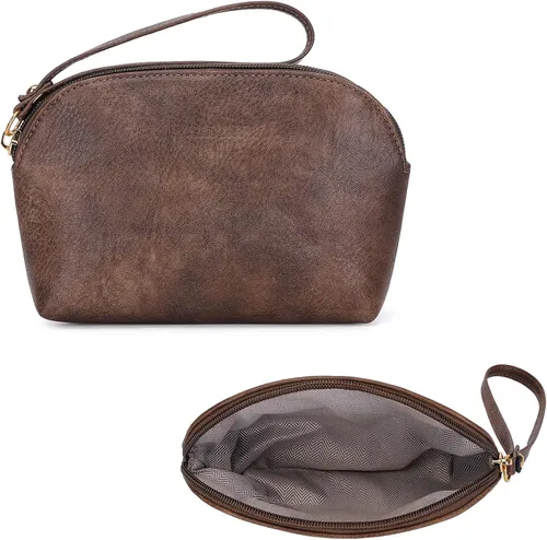 Miniatura 7 de HKCLUF Bolso cruzado para mujer, 2 piezas, de cuero, con 2 correas ajustables de leopardo, bolsa cruzada