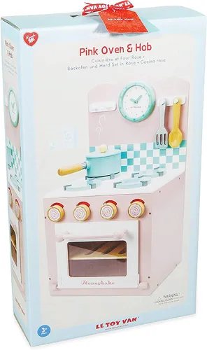 Miniatura 3 de Le Toy Van - Juego colorido de horno y placa de madera para hornear de miel Juego de juguetes de cocina de juego de simulación de madera