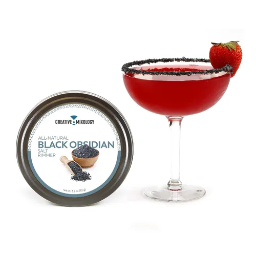 Miniatura 11 de The Spice Lab Black Obsidian Salt - Cocktail Rimmer for Martinis & Margaritas - Black Salt Rimmer perfect for Halloween - Drink Rimmer- All Natural