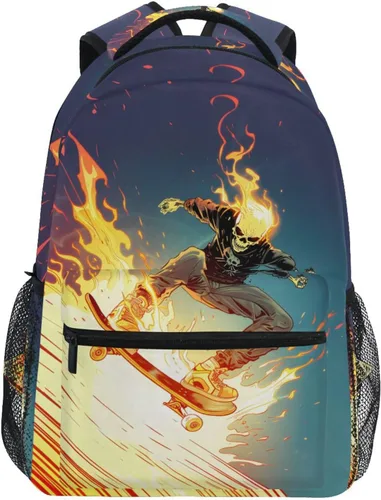 Miniatura 12 de JIPONI Mochila para mujeres y hombres, mochila escolar para estudiantes, mochila de viaje para computadora portátil, mochila Daypack-F, Navidad