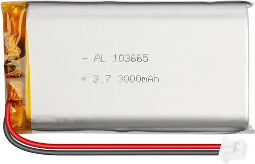 Miniatura 14 de Batería de polímero de litio 3.7V 1000mAh 102050 Lipo Batería recargable con cable Molex 0.049 in Conector para altavoz, rastreador GPS, dispositivo