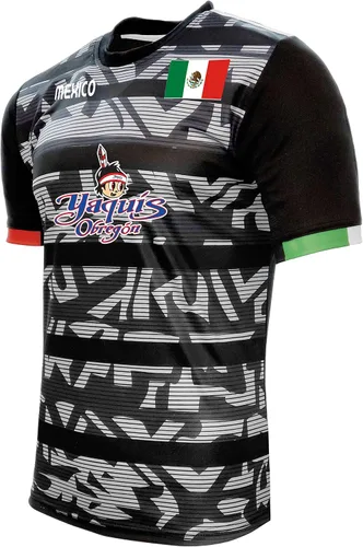 Miniatura 2 de Jersey México Yaquis de Obregon 100% Poliéster NegroGris_Hecho en México
