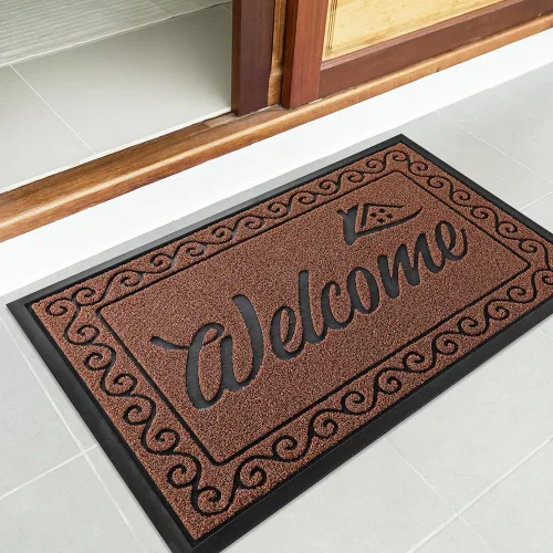 Miniatura 68 de Yimobra Tapete de Bienvenida, Tapetes Resistente y Robusto para Entrada de Casa Interior/Exterior, Felpudo de Puerta Delantera para Patio Exterior
