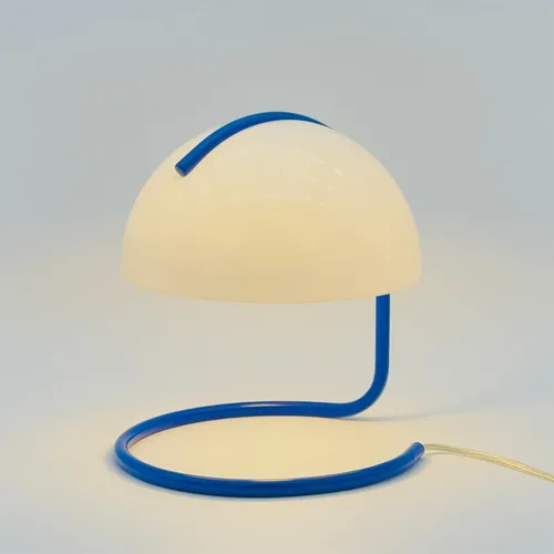 Miniatura 10 de Lámpara de mesa Lotus Atelier de cromo Bauhaus Lámpara de mesa retro de hongo para estética de habitación, iluminación moderna para dormitorio