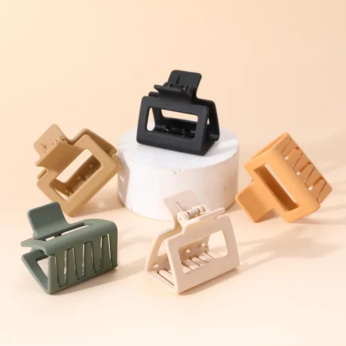Miniatura 4 de Pinzas pequeñas para el cabello para mujeres y niñas, pinzas rectangulares medianas de 2 pulgadas para cabello fino/fino, mandíbula mate de sujeción