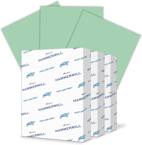 Miniatura 22 de Hammermill Papel de color, papel de impresora crema de 20 libras, 8.5 x 11-1 resma (500 hojas), fabricado en los Estados Unidos, papel pastel