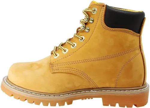 Miniatura 7 de Cactus 611 - Botas de trabajo para techos de piel de nobuk, suela de goma, cómodas, con puntera suave y aislante, 6 pulgadas