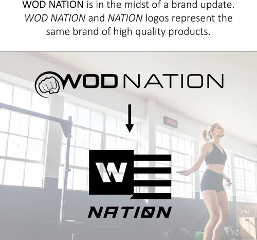 Miniatura 4 de WOD Nation Cuerda de saltar de velocidad ajustable para hombres, mujeres y niños - Cuerda de saltar de fitness ultrarrápida perfecta para boxeo