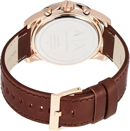 Miniatura 2 de Armani Exchange AX2508 Reloj de cuero marrón para hombre, Marrón, Cronógrafo