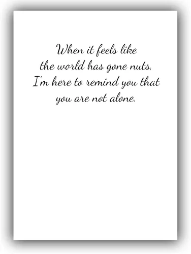 Miniatura 6 de Tarjeta motivacional de empoderamiento motivacional con texto en inglés "You Are Not Alone" con texto en inglés "I Need to Tell You Something
