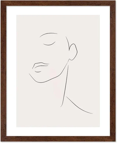Miniatura 53 de Poster Master Póster de cara de mujer, impresión de dibujo de línea, arte moderno, arte de boceto, arte de pared de esquema, regalo para hombres