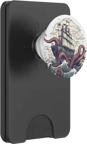 Miniatura 7 de PopSockets de pulpo Kraken de Sea Monster intercambiables PopGrip