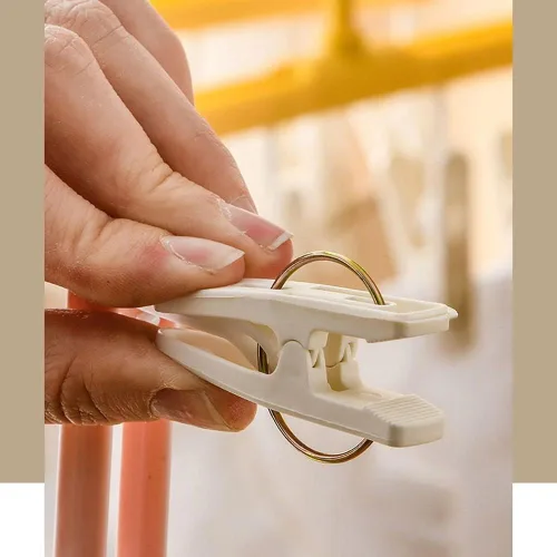 Miniatura 3 de gofidin Paquete de 2 soportes para calcetines de secado a prueba de viento, multiclip, para dormitorio, colgar ropa, ropa interior, calcetines