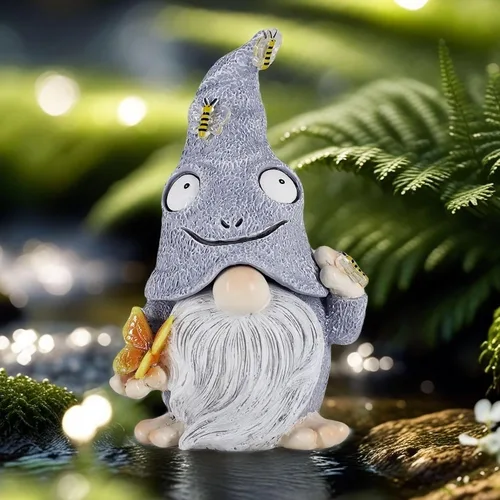 Miniatura 4 de Estatua de Gnomo para Ocultar Claves al Aire Libre, Ocultadores de Claves al Aire Libre, Estatuas de Gnomos de Jardín, Decoraciones para Patio