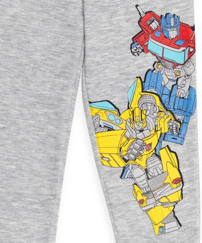Miniatura 7 de Transformers Bumblebee Optimus Prime - Paquete de 2 pantalones de forro polar para niños pequeños a grandes