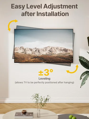 Miniatura 7 de monTEK Soporte de pared para TV de movimiento completo para televisores y monitores planos y curvos de 23 a 65 pulgadas, soporte articulado