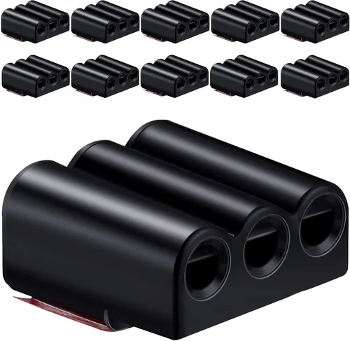 Miniatura 13 de Frienda 10 silbatos de ciervo para vehículos, automóvil, cuerno de ciervo evita colisiones, vehículos activados por viento, ultrasónico, Negro