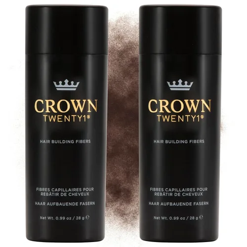 Miniatura 10 de CROWN Fibras para la construcción del cabello (0.99 oz), cubren instantáneamente el cabello fino y adelgazante para un aspecto más grueso