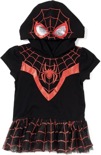 Miniatura 3 de Marvel Avengers Spider-Man Spider-Gwen Captain America Girls Cosplay T-Shirt and Leggings Toddler to Little Kid