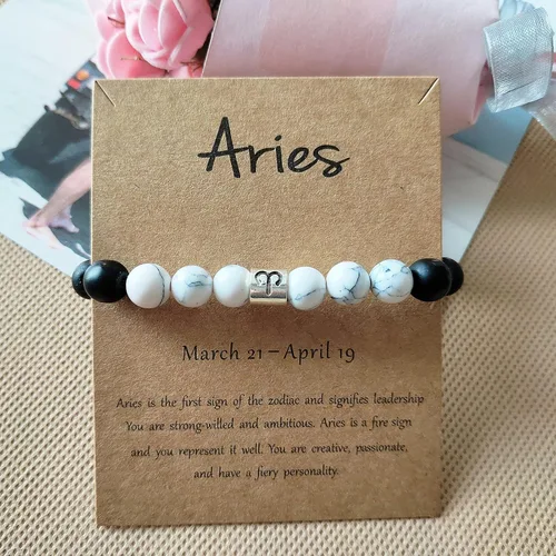 Miniatura 6 de Long tiantian Pulsera del zodiaco para hombres, pulsera de horóscopo de constelación para mujeres, regalos del signo del zodiaco pulsera de cuentas