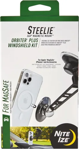 Miniatura 10 de Nite Ize Steelie Kit de parabrisas – Soporte magnético para teléfono celular para accesorios de coche – Soporte resistente para parabrisas de coche