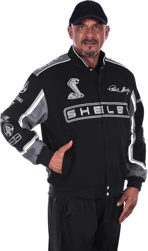 Miniatura 2 de JH DESIGN GROUP Shelby Logo Embroidered Sarga Jacket - Chaqueta de invierno de algodón para hombre