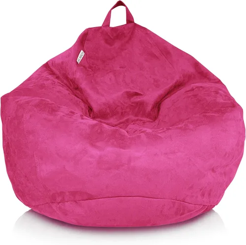 Miniatura 19 de Funda para silla de puf para almacenamiento de animales de peluche (sin relleno) para niños y adultos. Extra grande, nido de pájaro, puf suave