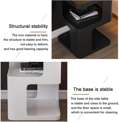 Miniatura 4 de Mesitas de noche Muebles de dormitorio Minimalista Arte de Hierro Mesita de Noche Simplemente Mesita de noche