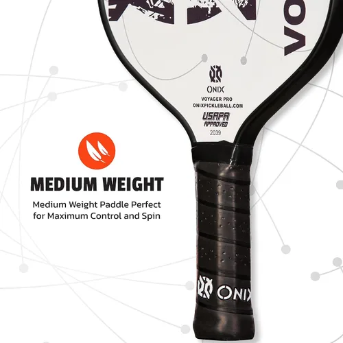 Miniatura 3 de ONIX Voyager Pro - Paleta de pickleball con cara de grafito recubierta de alta calidad y polipropileno cortado con precisión para un tacto increíble