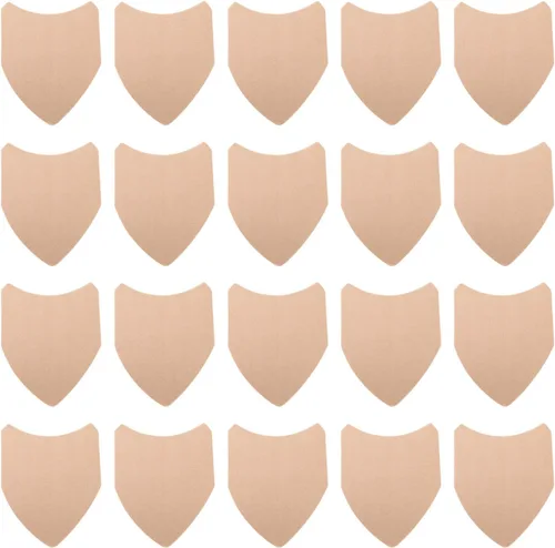 Miniatura 9 de Agatige 20 parches antifricción en los muslos, color de la piel en forma de V, protectores elásticos de rozaduras en los muslos, almohadillas