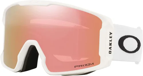 Oakley Line Miner - Blanco mate con oro rosa Prizm, tamaño grande Blanco mate/oro rosa Prizm