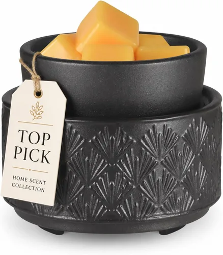 Miniatura 12 de mocosa Calentador de Cera de Cerámica Derretidor de Cera para Cera Perfumada 3-en-1 Calentador de Velas Eléctrico Fragancia para el Hogar Quemador