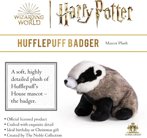 Miniatura 3 de The Noble Collection Hufflepuff Badger Mascot Plush