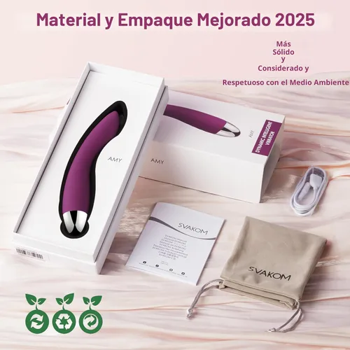 Miniatura 8 de SVAKOM Consolador vibrador de punto G con 25 patrones de vibración juguetones, estimulador de clítoris para mujeres, parejas, adultos, juguetes
