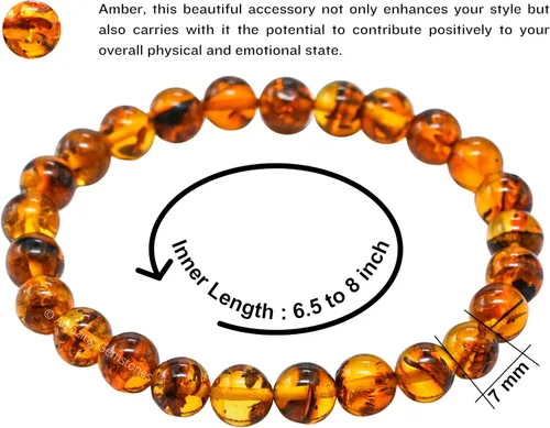 Miniatura 194 de Amazing Gemstone Pulsera de cristal para mujeres y hombres, pulsera de cristal curativo de protección, pulsera elástica con cuentas de piedras