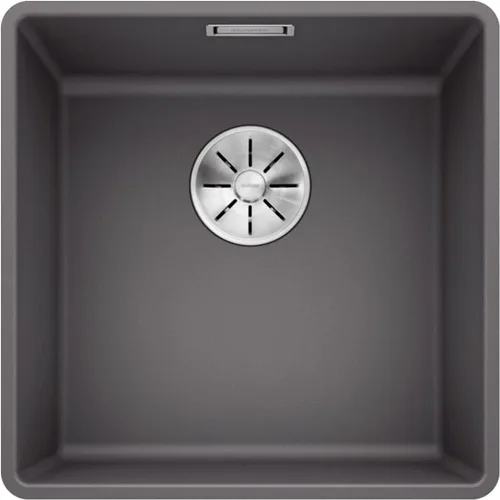 Miniatura 13 de BLANCO 523406 SUBLINE Fregadero de cocina, carbón, 15.7 in Unterschrank