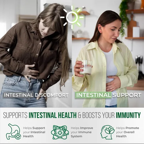 Miniatura 3 de Bacterium Plus, producto natural, cápsulas vegetarianas, bienestar general, 60 unidades, paquete de 1