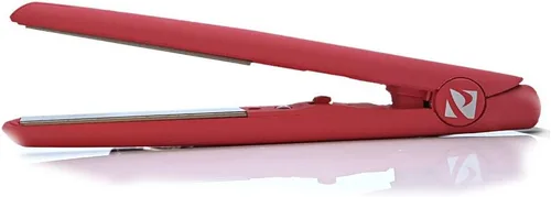 Miniatura 2 de Plancha plana de turmalina de diamante de 3/4 pulgadas, mini plancha de pelo de viaje, uso para viajes o en hebras y raíces más cortas para alisar