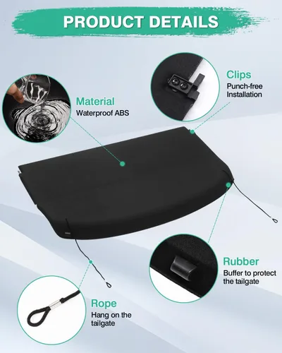 Miniatura 3 de Powerty Cubierta de carga para Honda HR-V HRV 2023 2024 2025, accesorios para maletero, cubierta retráctil de blindaje de maletero, cubierta