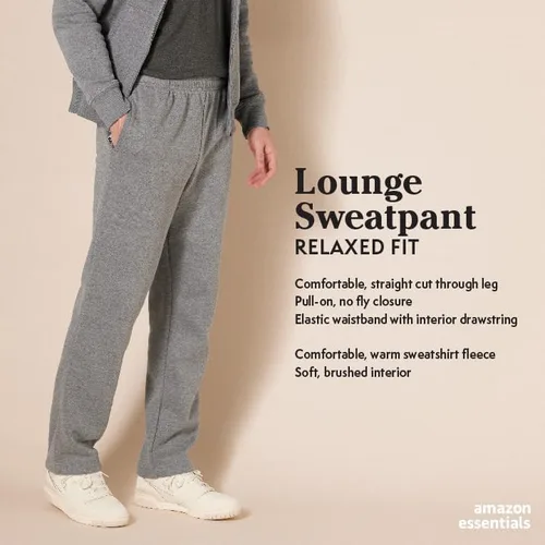 Miniatura 2 de Tienda Essentials - Pantalón deportivo de vellón para hombre (disponible en tallas para hombres altos y grandes)