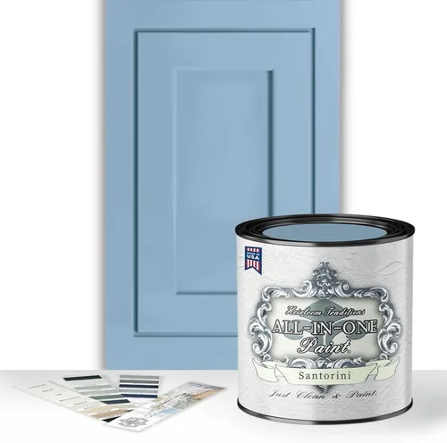 Miniatura 177 de Pintura TODO EN UNO, Abbey (gris cálido), Muestra de 8oz - Pintura duradera para gabinetes y muebles. Imprimación y capa superior incorporadas,