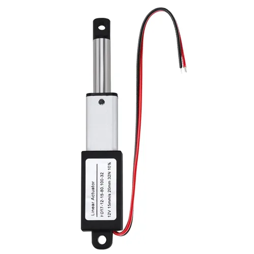 Miniatura 7 de 12V Mini Actuador Eléctrico Lineal 0.8" Carrera, 32N/7.2lbs, Velocidad 15mm/s, Actuadores de Movimiento Lineal con Soportes de Montaje