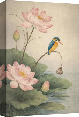 Miniatura 44 de Wall26 - Arte de pared estampado en lienzo con decoración occidental sobre panel de madera, naturaleza salvaje con sol y cielo brillantes, arte