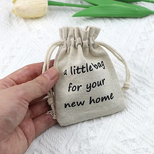 Miniatura 8 de LUOKIFUR Bolsa pequeña para inauguración de la casa de la nueva casa, recuerdo en movimiento, accesorios de ángel clave, regalo, regalo