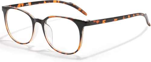 ANRRI - Gafas de bloqueo de luz azul, antifatiga ocular, gafas para computadora, filtro UV400, marco ligero, para mujeres y hombres