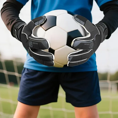 Miniatura 7 de Guantes de portero de fútbol – Guantes de portero de fútbol para niños, niñas, jóvenes y adultos, guantes de portero de fútbol de látex de 0.18