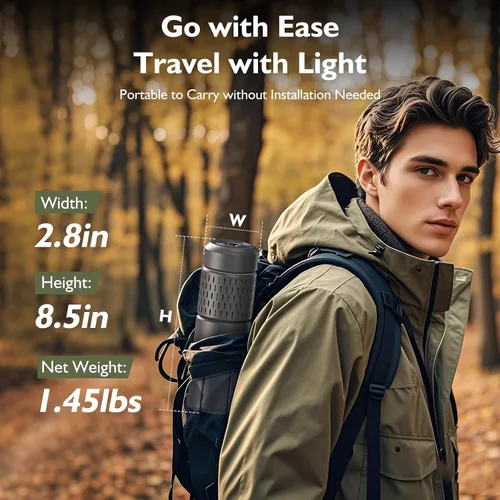 Miniatura 6 de Luces telescópicas para acampar, linterna de camping recargable, luz portátil para tienda de campaña al aire libre, senderismo, emergencia, pesca