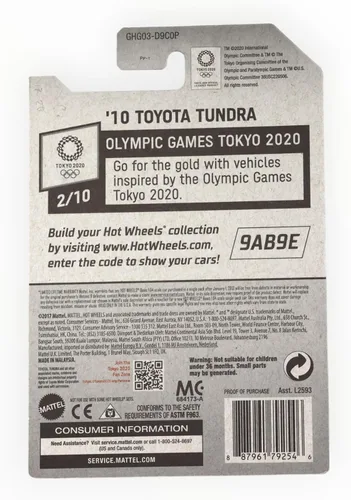 Miniatura 2 de Hot Wheels Toyota Tundra '10, [Blanco] 183/250