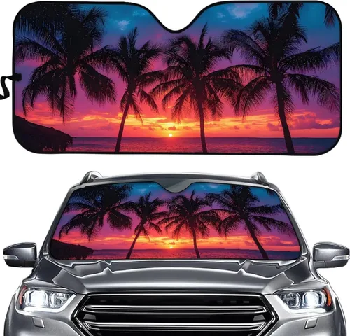 Miniatura 45 de SEANATIVE Parasol divertido para parabrisas de automóvil, protección contra rayos UV, protector de ventana delantera, diseño de ojos enojados