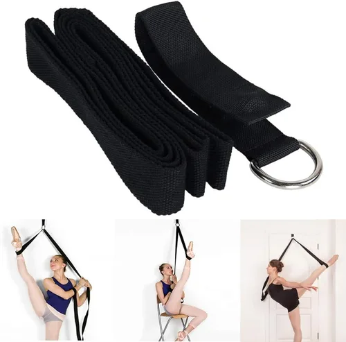 Miniatura 4 de Estirador de piernas, flexibilidad de puerta y correa para estirar las piernas, ideal para ballet, baile de animadoras, gimnasia o cualquier